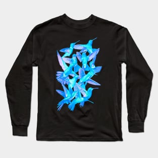 Hummingbird Dance in Sharpie (IceBird Edition) Long Sleeve T-Shirt